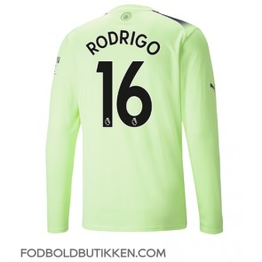 Manchester City Rodri Hernandez #16 Tredjetrøje 2022-23 Langærmet